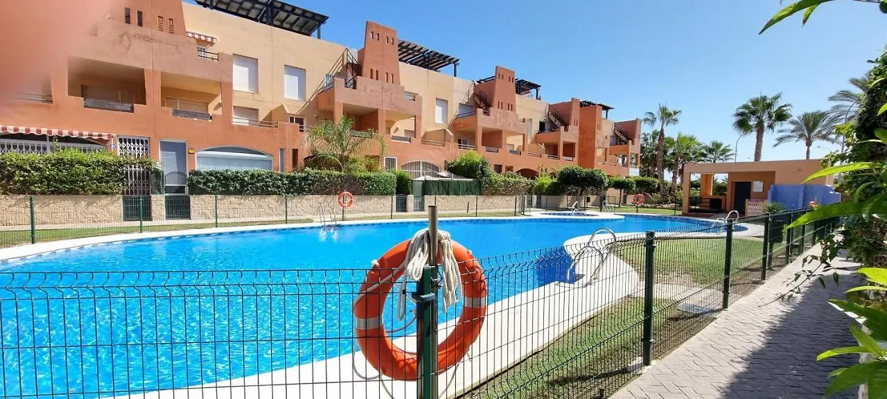 Apartment Apartamentos Paraiso Vera Playa: Beachfront Attic with Private Pool Playas de Vera Spain